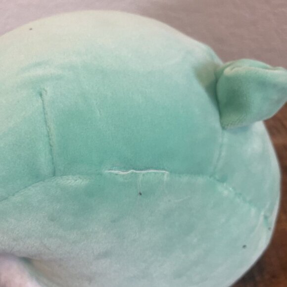 Sammy Bunny 8” SQUISHMALLOW Easter 2021 - Mint Green with Fur/fuzzy tummy - Picture 7 of 9